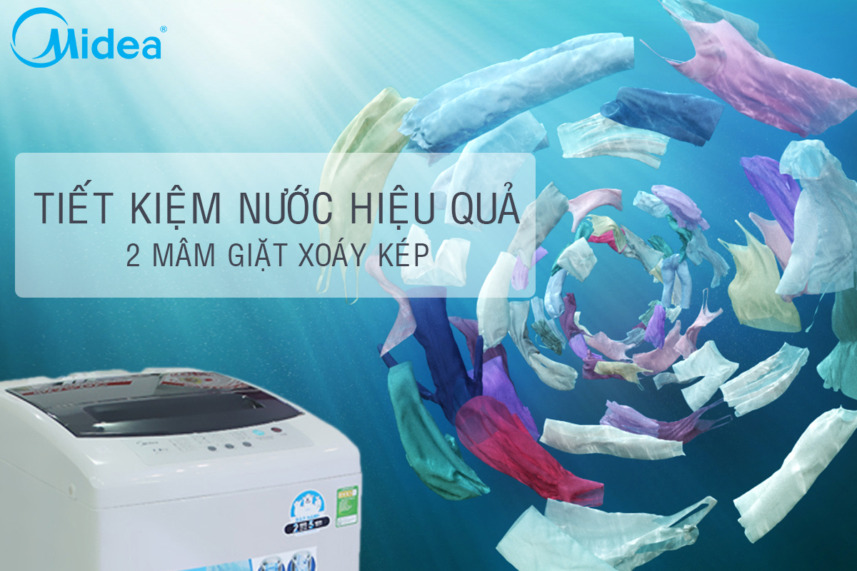 tư vấn mua máy giặt cửa trên midea