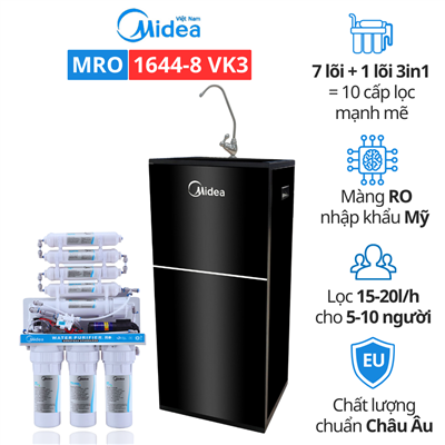 Máy lọc nước Midea MRO 1644-8 VK3, 8 lõi