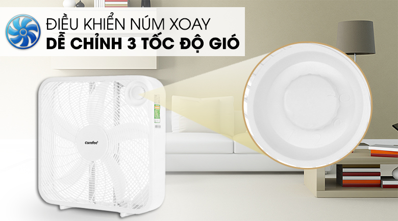 núm xoay điều khiển dễ dàng