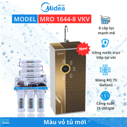 Máy lọc nước Midea MRO 1644-8 VKV, 8 lõi, Màu vàng