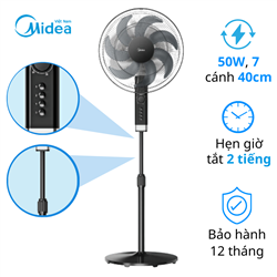 Quạt đứng Midea FS40-23MT, 50W, 7 cánh 45cm