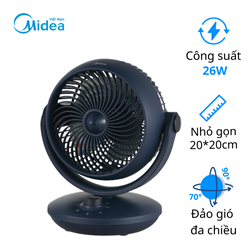 Quạt tuần hoàn Midea MFTO6OMOBPBH, 26W